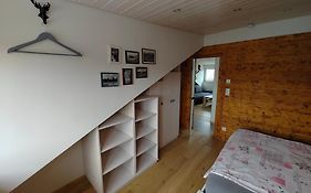 Komplette Dachwohnung mit Balkon und Bergblick
